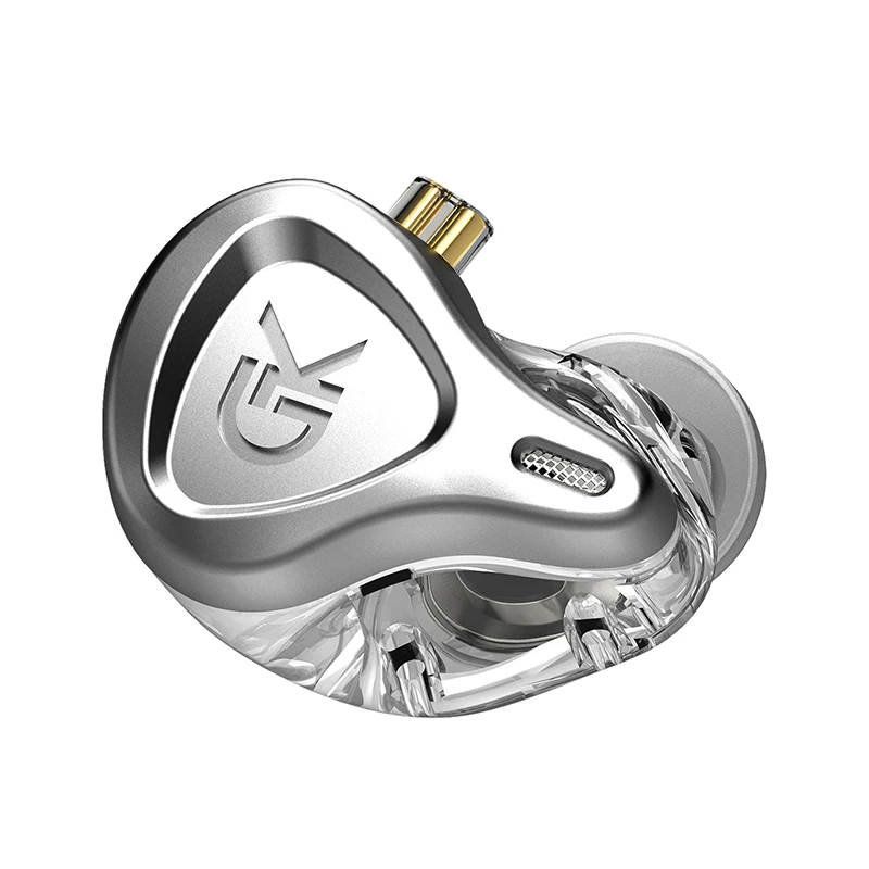 سماعة أذن سلكية معدنية GK G5 داخل الأذن سماعة أذن هاي فاي مزودة بخاصية الهاي فاي وموسيقى مع ميكروفون مع خاصية إلغاء الضوضاء سماعات مراقبة رياضية