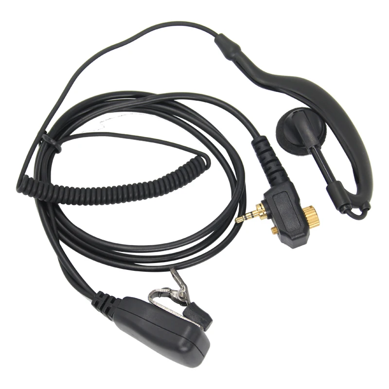 5pcs G Shape Covert Earphone Headset Earpiece Mic For Motorola Two Way Radio MTH600 MTH650 MTH800 MTH830 MTP850 Walkie Talkie