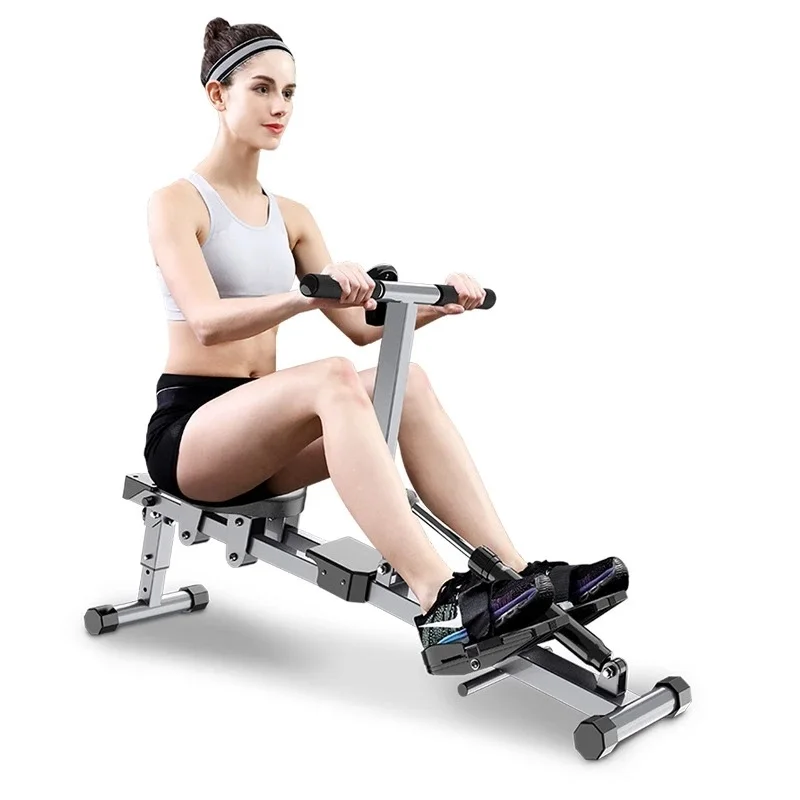 

.mute Multifunctional Foldable Rowing Machine Home Indoor Exercise Equipment Fitness Gym another Rowing Machine