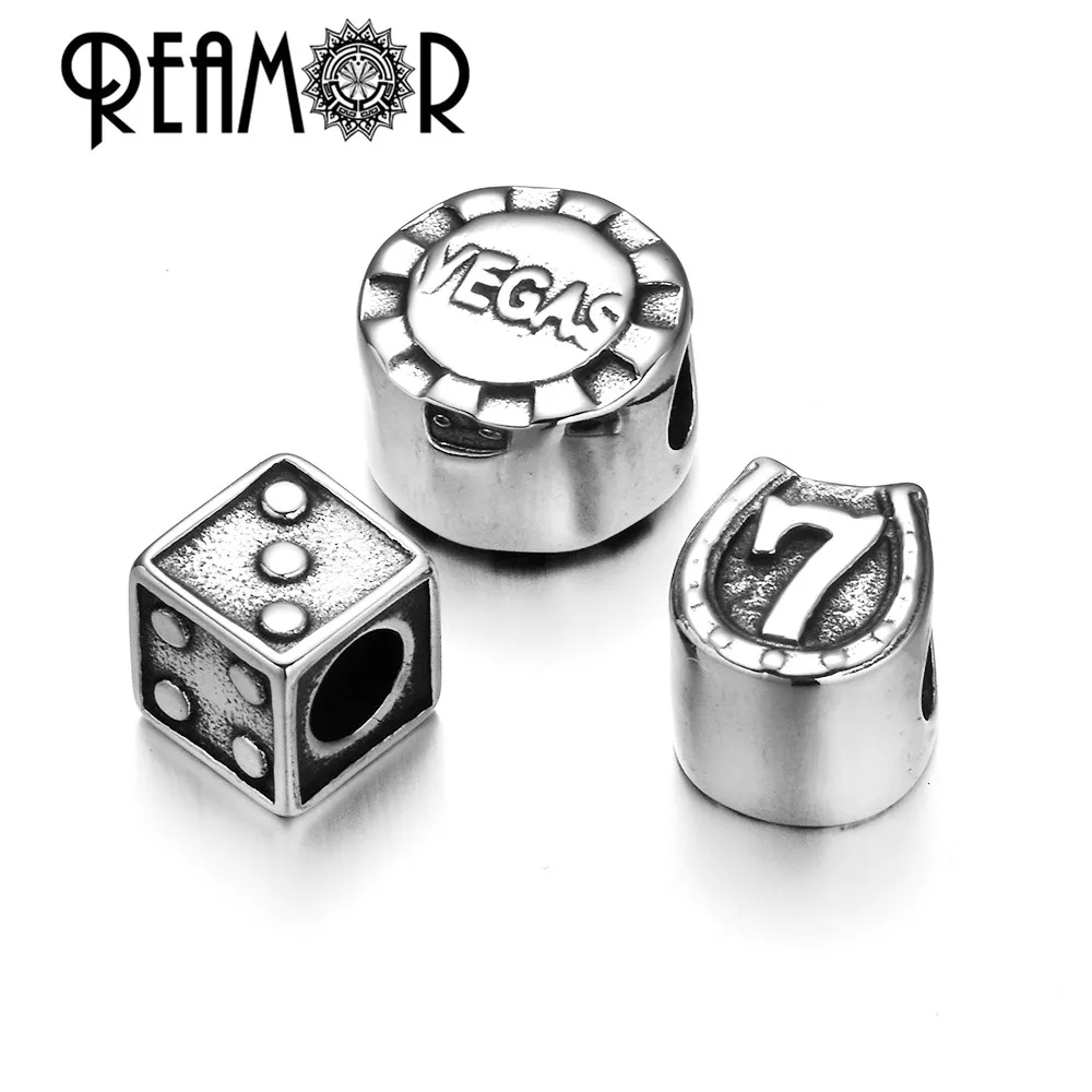 REAMOR Stainless Steel Travel Pharaoh Big Ben Train Pyramid London Eye European Style Beads For DIY Bracelet Jewelry Findings