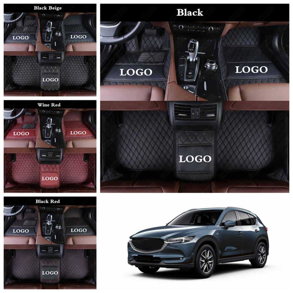 

Car Floor Mat for Mazda Cx-3 Cx-5 Cx-7 Cx-8 Cx-9 Mx-5 3 5 6 8 Atenza Custom Waterproof Leather Sedan Foot Rugs Mat Auto Carpet