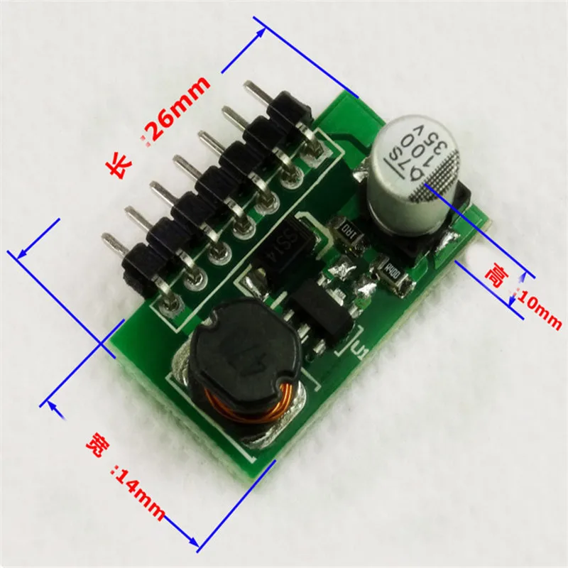 1 واط LED سائق دعم PWM يعتم في (7-30 فولت) خارج 350MA حجم صغير