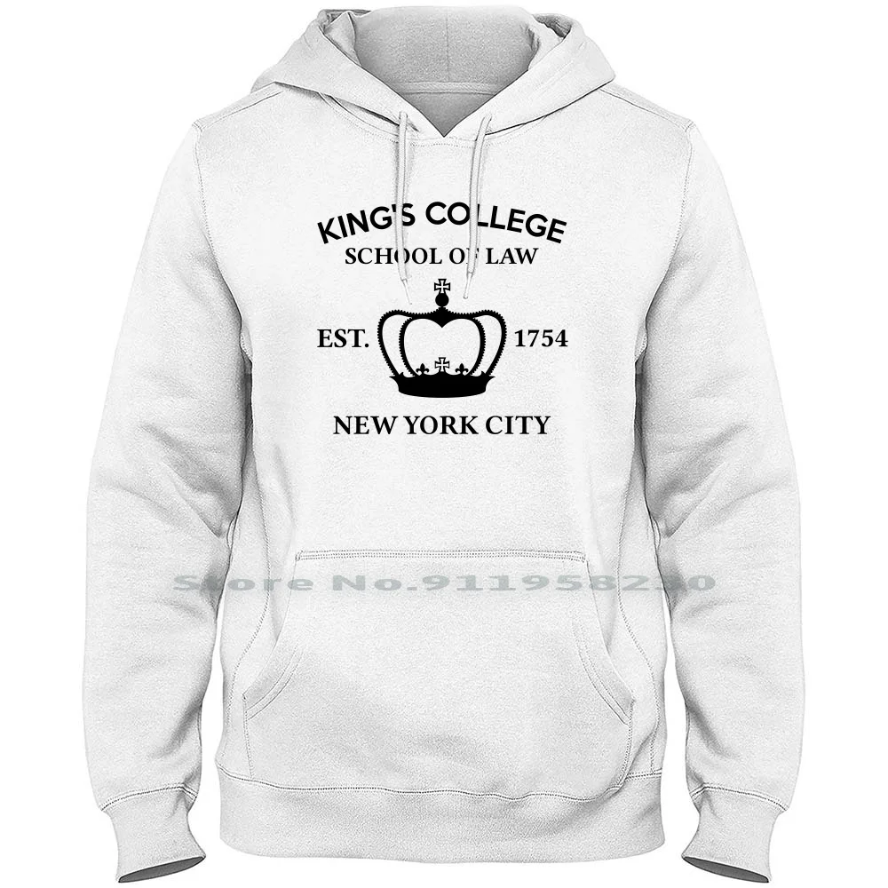 

Broadway Musical King's College School Of Law Est. 1754 Greatest City In The World Aaron Burr Hoodie Sweater Cotton Washington