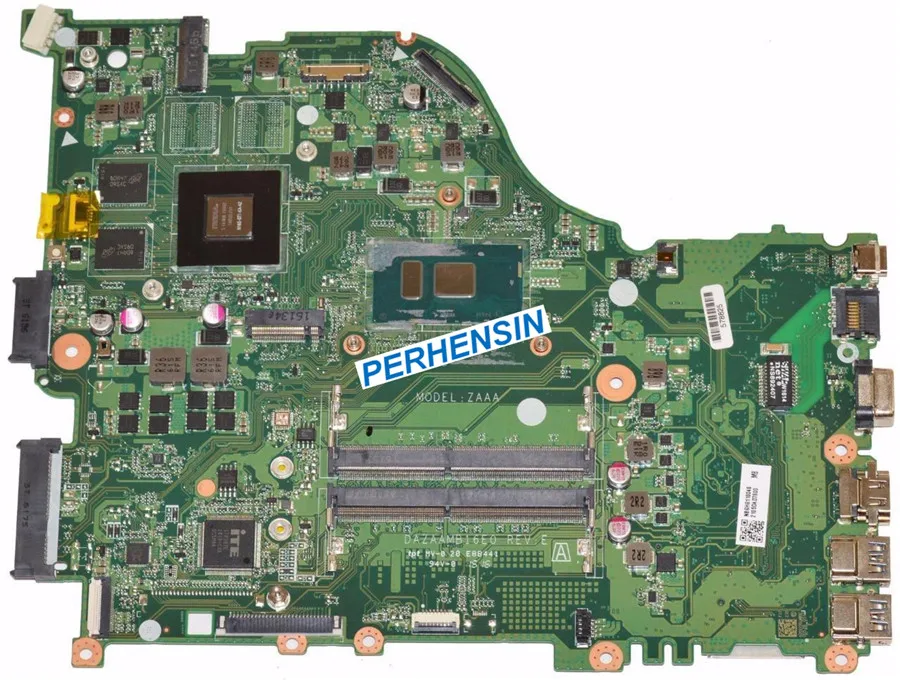  For Acer For Aspire E5-575 E5-575G Laptop MOTHERBOARD DAZAAMB16E0  i5-6200U 2.2GHz CPU NB.GHG11.004  100% WORK PERFECTLY