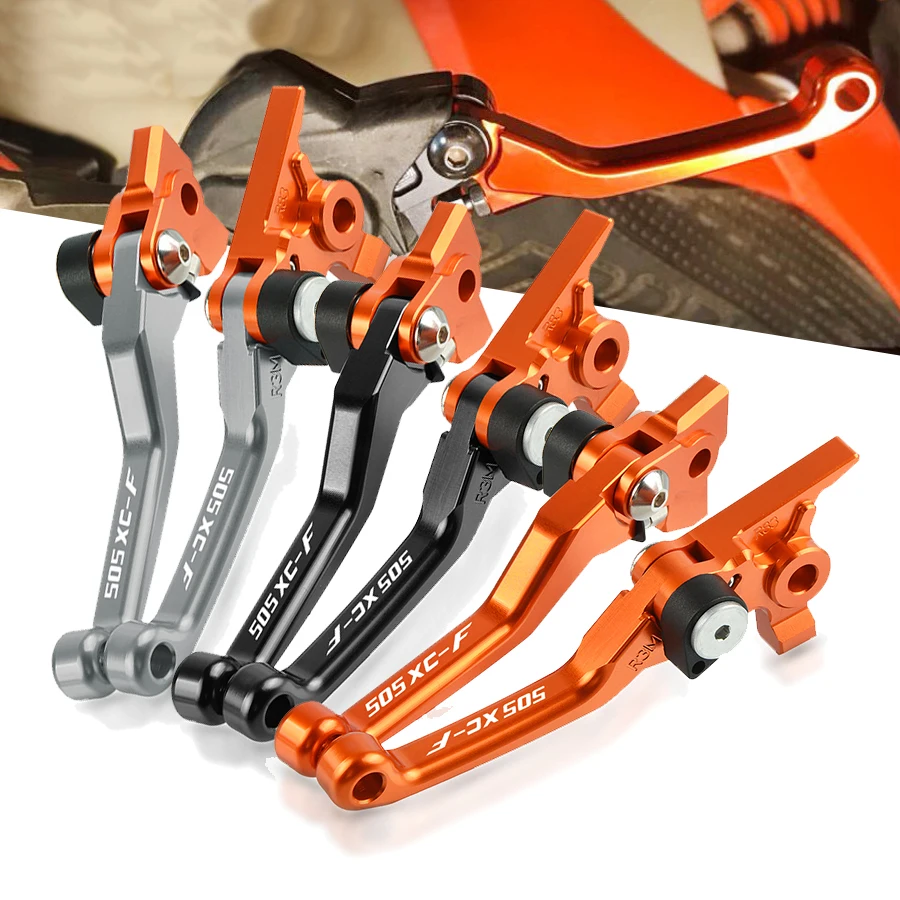 Dirt bike CNC Aluminum Motocycle Levers Motocross Pit Bike Pivot Brake Clutch Lever For 505XC-F 505 XC-F 2008-2009