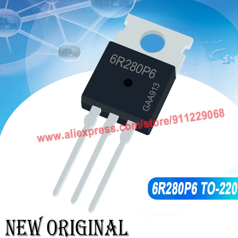 (5piece) 6R280P6 IPP60R280P6 TO-220 / HGTP12N60C3 G12N60C3 600V 24A / IRF744  450V 88A / FDP2670 TO-220