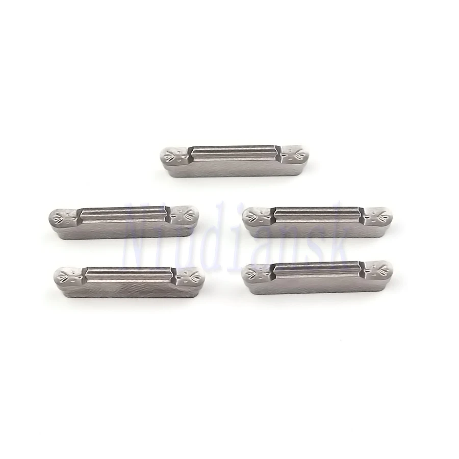 10 pz MRMN200 MRMN300 MRMN400 inserti in metallo duro inserti per scanalatura tornio CNC utensile da tornio per la lavorazione di alluminio e rame