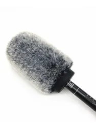Blue Mantis Outside  Furry Windscreen for RODE NTG4+ Furry Windshield Protection Outdoor Interview Mic Depth is 16cm