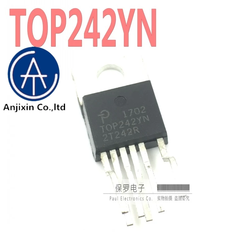 10 stücke 100% orginal neue echt lager Power management chip TOP242YN TOP242Y ZU-220-6