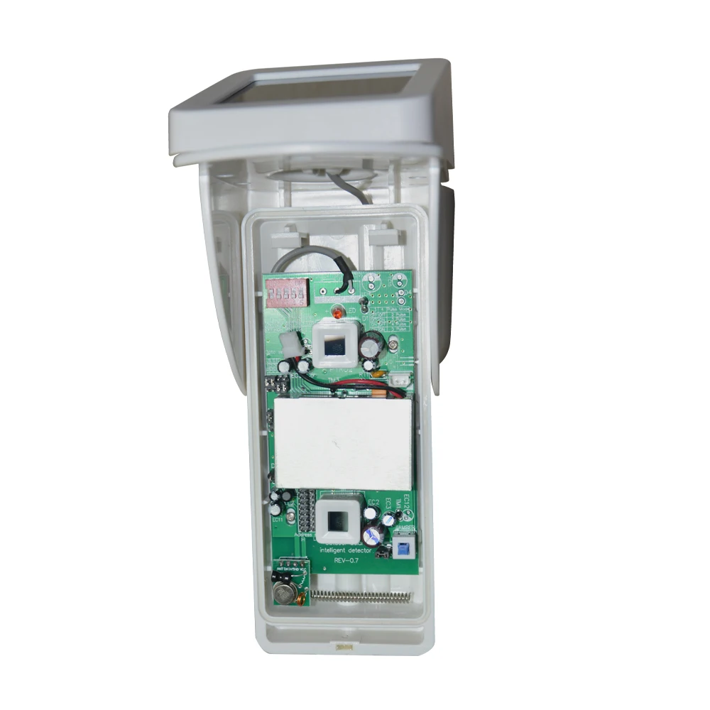 Waterproof Outdoor Movement Infrared Detector Wireless 433mhz Solar Battery PIR Sensor For Security Home Alarm System