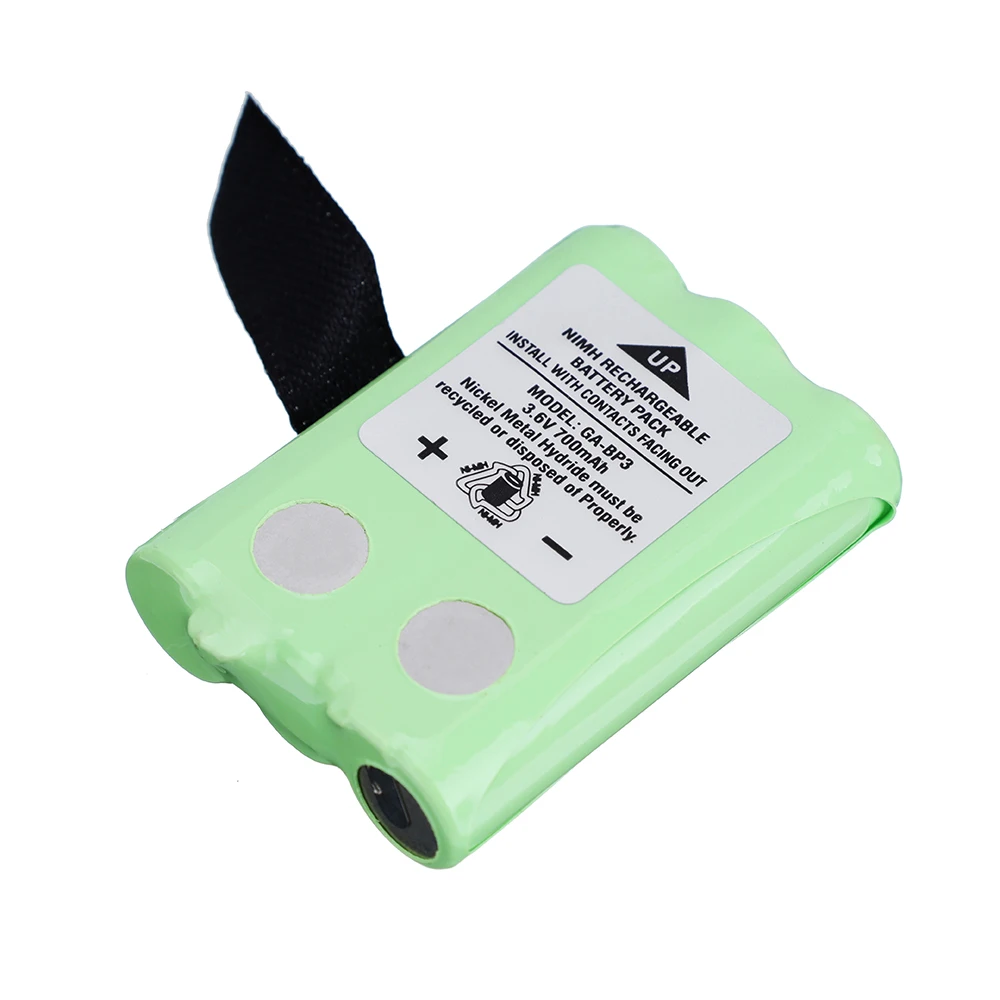 3.6V 700MAh GA-BP3แบตเตอรี่ Pack สำหรับ Cobra PR145/PR150/PR155 Walkie-Talkie 2-Way วิทยุแบตเตอรี่