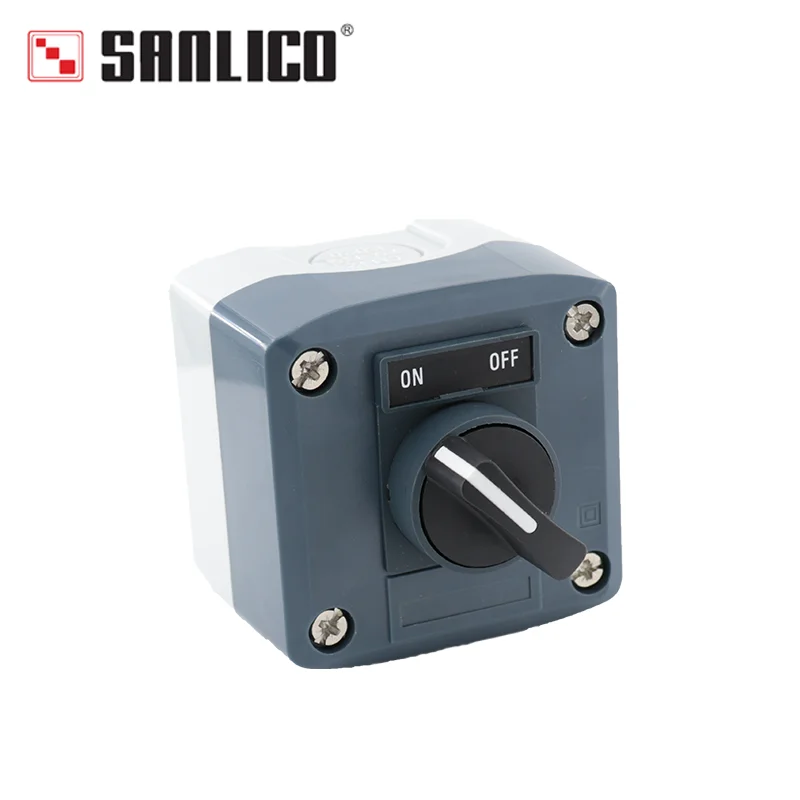 Waterproof Control Box Station Selector Rotary Switch Knob Switch 2-Position Standard Handle SAL LA68H XALD132 D134