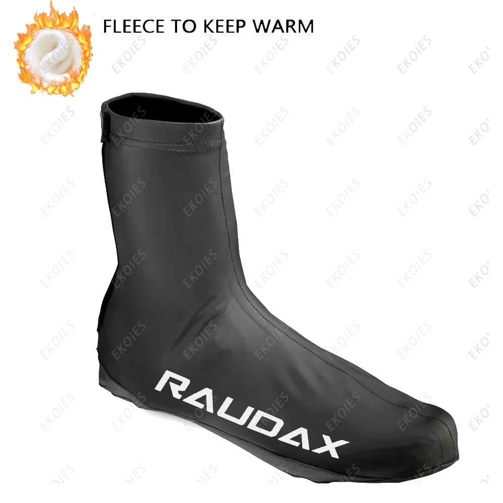 Raudax-Thermal Fleece Cycling Shoe Cover, Outdoor Riding Shoe Cover, MTB Bike Overshoes, Warm, Winter, 2024