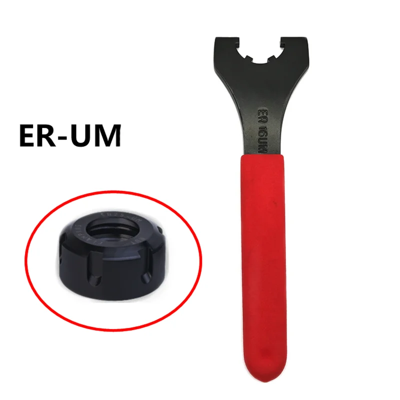 1PC ER16 ER20 ER25 ER32 ER40 ER Spanner ER Collet UM Type Wrench for ER Nut Collet Chuck Holder CNC Milling Tool Lathe Tools