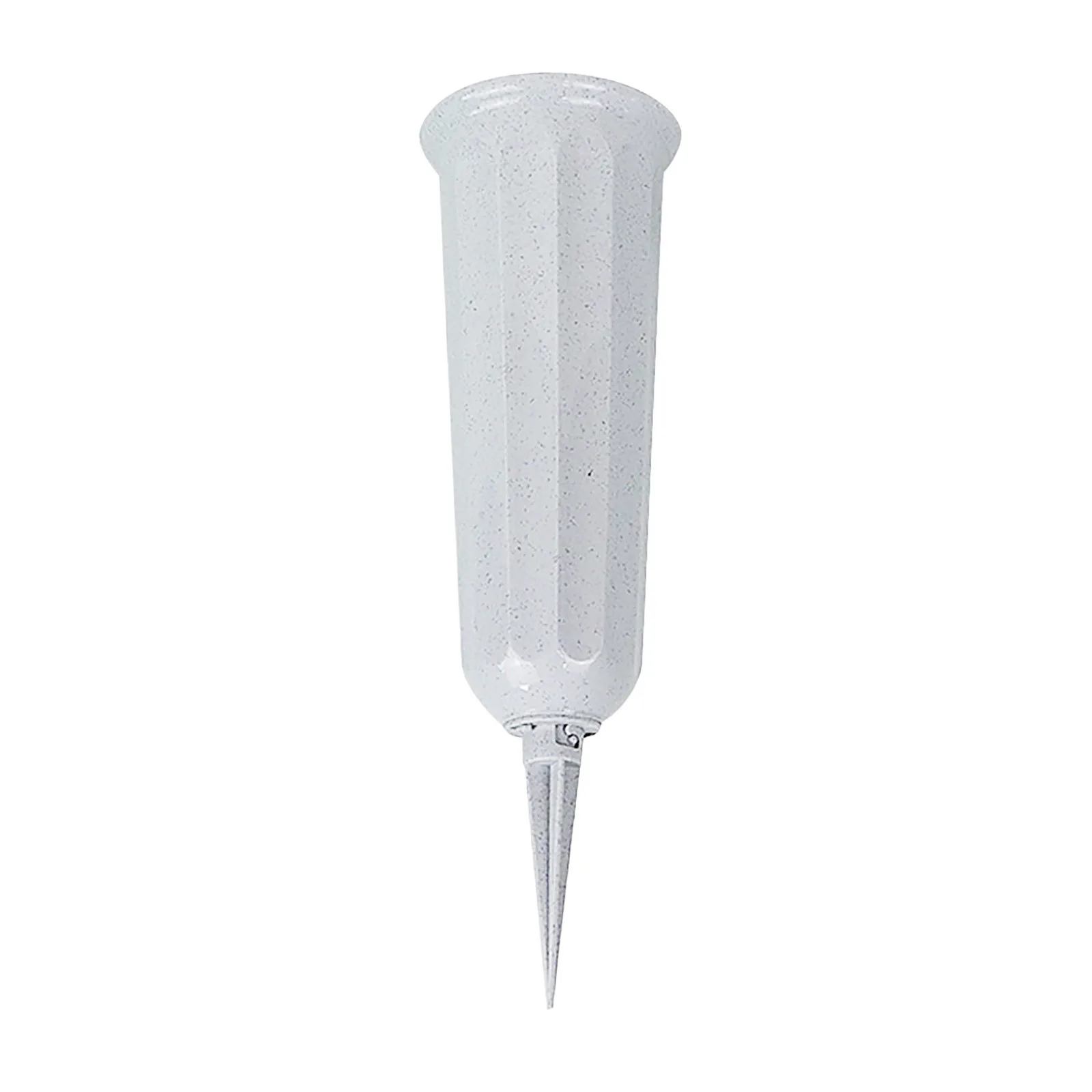 1pc Cemetery Flower Vase Memorial Floral Vase Stake Plastic In Ground Cemetery