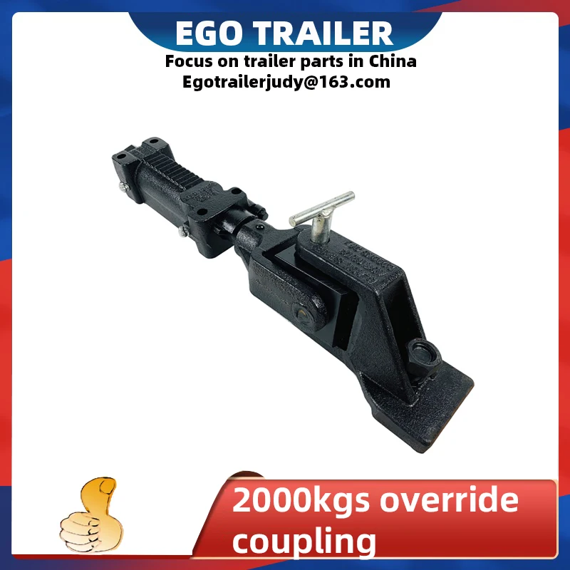 Ego 360Black Series 2000kgs  heavy duty offroad polyblock override coupling trailer trailer coupler coupling RV trailer parts