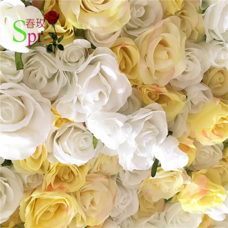 SPR 4ft*8ft flowers wall backdrop can roll up arch table runner artificial floral decorations arrangement free shpping