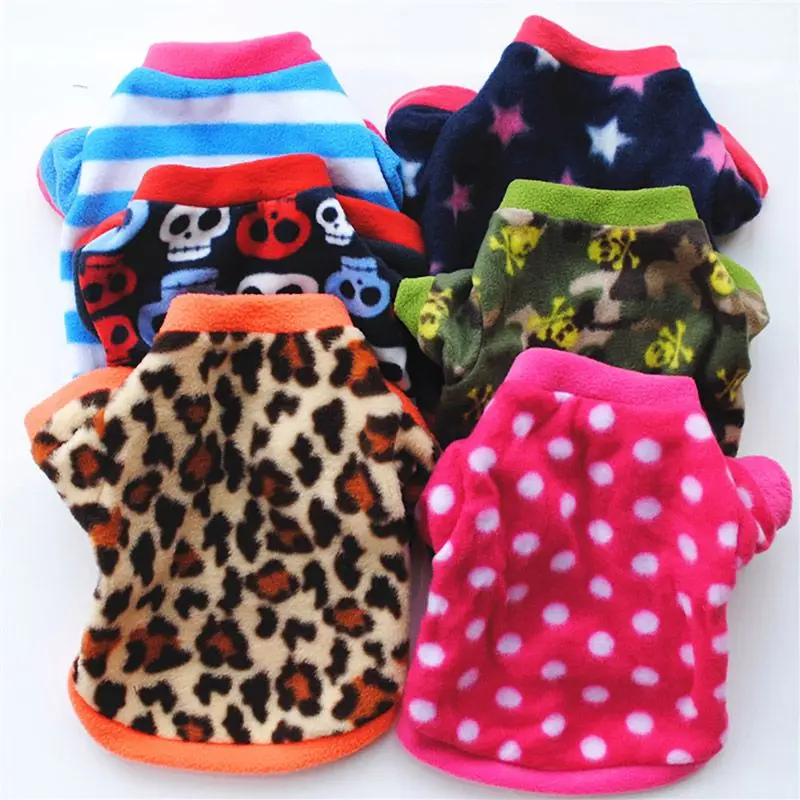 Cute Christmas Costume Pet Dog Clothes Fleece Coat Pet Puppy Warm Winter Pullover Shirt Dachshund Cat Puppy Clothes