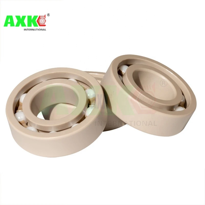 PEEK plastic bearings are acid and alkali resistant 6808 6809 6810 6811 6812 high temperature resistant