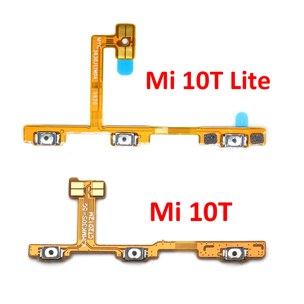 Power On Off Button sound volume Flex Cable For Xiaomi Mi 9T 10 10T 11 Pro Lite / Mi Note 10 Pro / Poco X3 M3 F1 F2 Pro