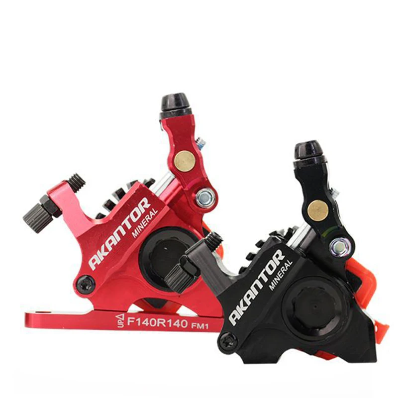 

Road bike line pull oil disc brake caliper bilateral brake kit modified flat mounted oil brake kit