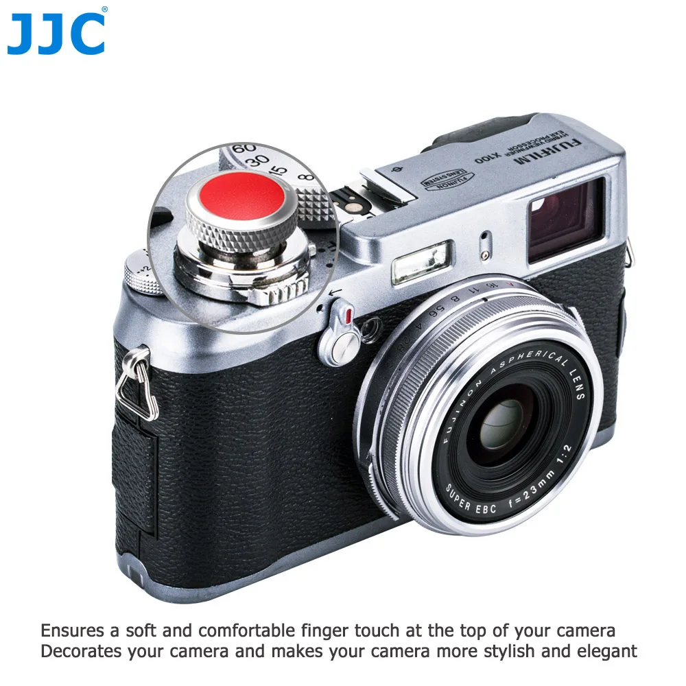 JJC Kamera-Entriegelungsknopf, Auslöser für Fujifilm X Half X-T50 X-T5 X-T4 X-T3 X-T30 III II X-T20 X-E5 X-E3 X-PRO3 X100VI V – Detail 4