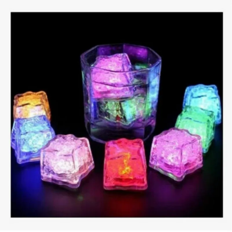 

12PCS LED Ice Cubes Glowing Party Ball Flash Light Luminous Neon Wedding Festival Christmas Bar Wine Glass Decoration Supplies