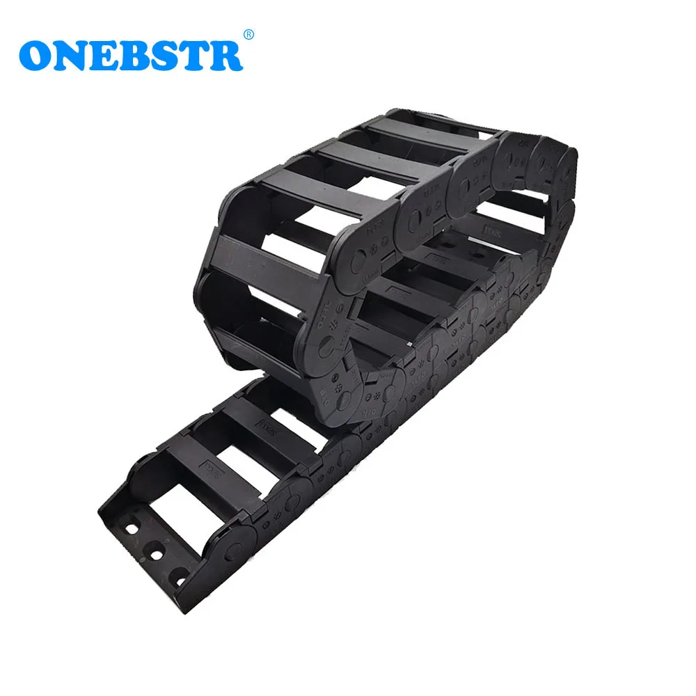 JFLO 1 Meter 25x77mm Wire Carrier Cable Drag Chain Connection Interior Opening Transmission Towline End Joints Hot Sales