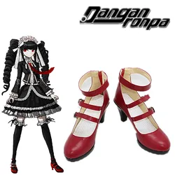 anime Dangan Ronpa Celestia Ludenberg Cosplay Shoes Boots For Adult Women's Halloween Party Cosplay Boots Custom Made any size