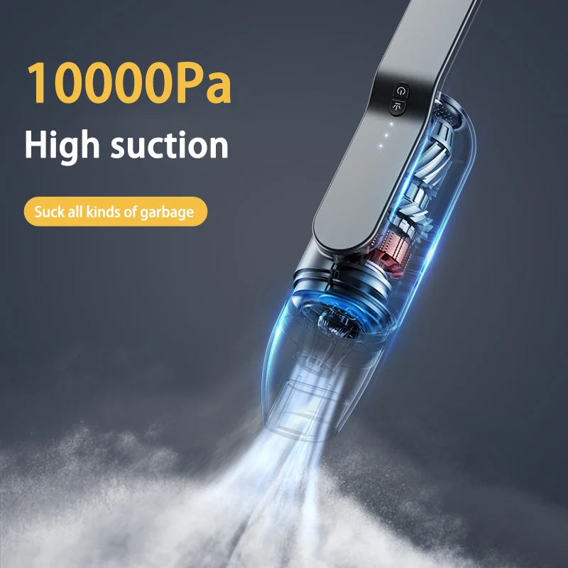 10000PA Powerful Cyclone Suction Home Portable Handheld Vacuum Cleaning Mini Cordless Vacuum Cleaner Car Wireless  Cleaner