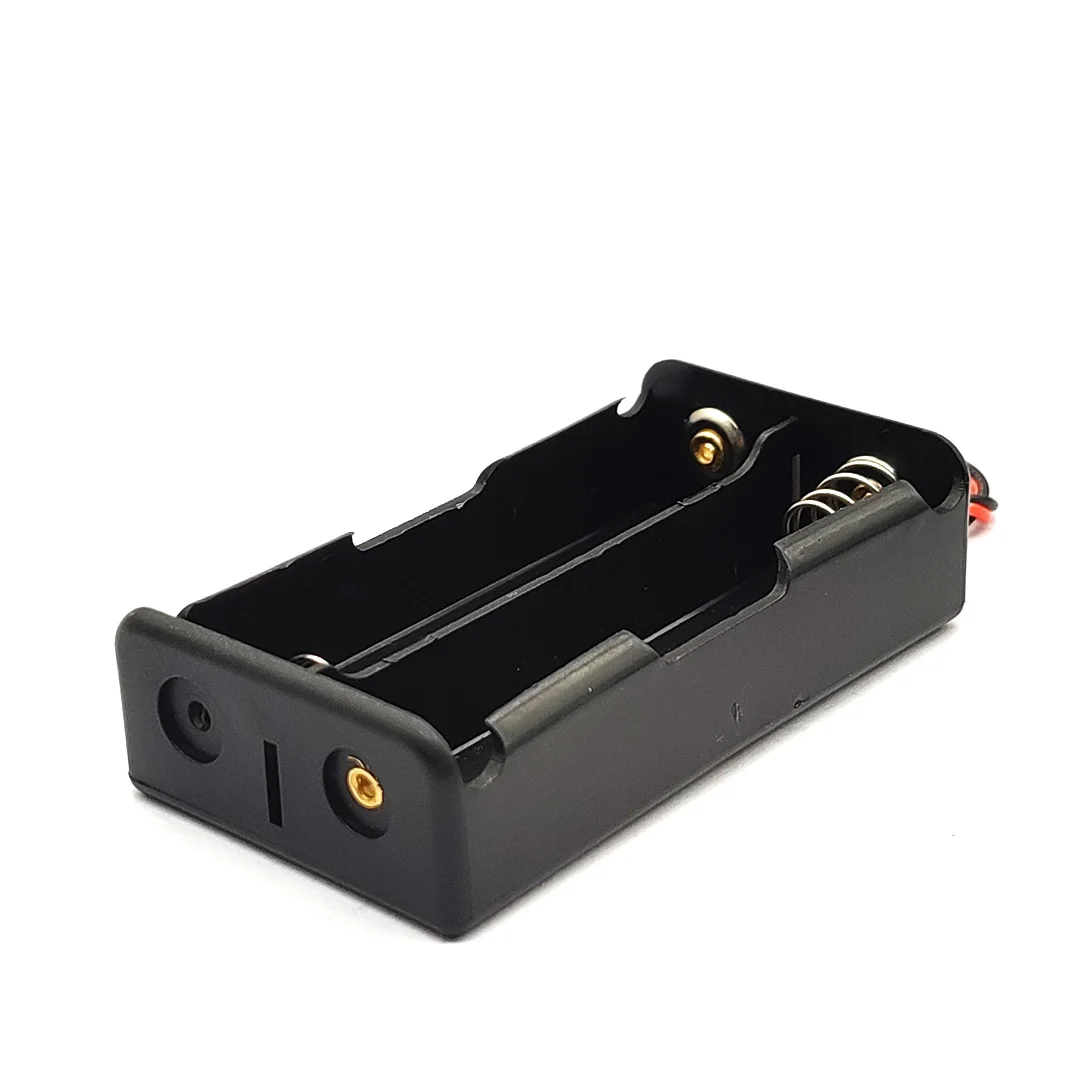 2x 18650 Series Battery Case 2*18650 Battery Box 18650 Holder With Wire Leads 3.7V Series Connection DIY