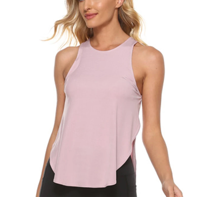 Kamizelka do jogi Damskie koszulki do biegania Bez rękawów Tank Top na siłownię Odzież sportowa Szybkoschnący, oddychający Tank Top do ćwiczeń Odzież fitness