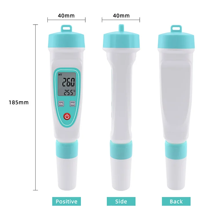 Display screen water quality tester portable orp temp meter