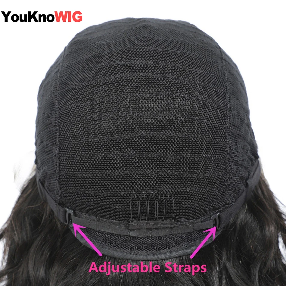 Natural Body Wave Lace Front Wig Short Bob Wigs For Women Human Hair 13x1 HD Lace Frontal Wigs Brazilian Remy Hair Women's Wigs