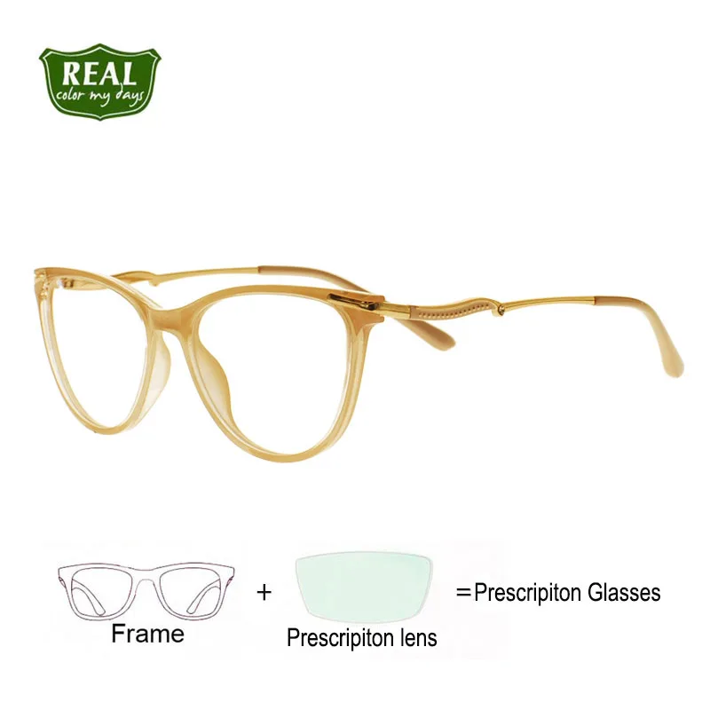 Customize Retro Fashionable TR Women Prescription Glasses Myopia Optical Eyeglass Frame 1003