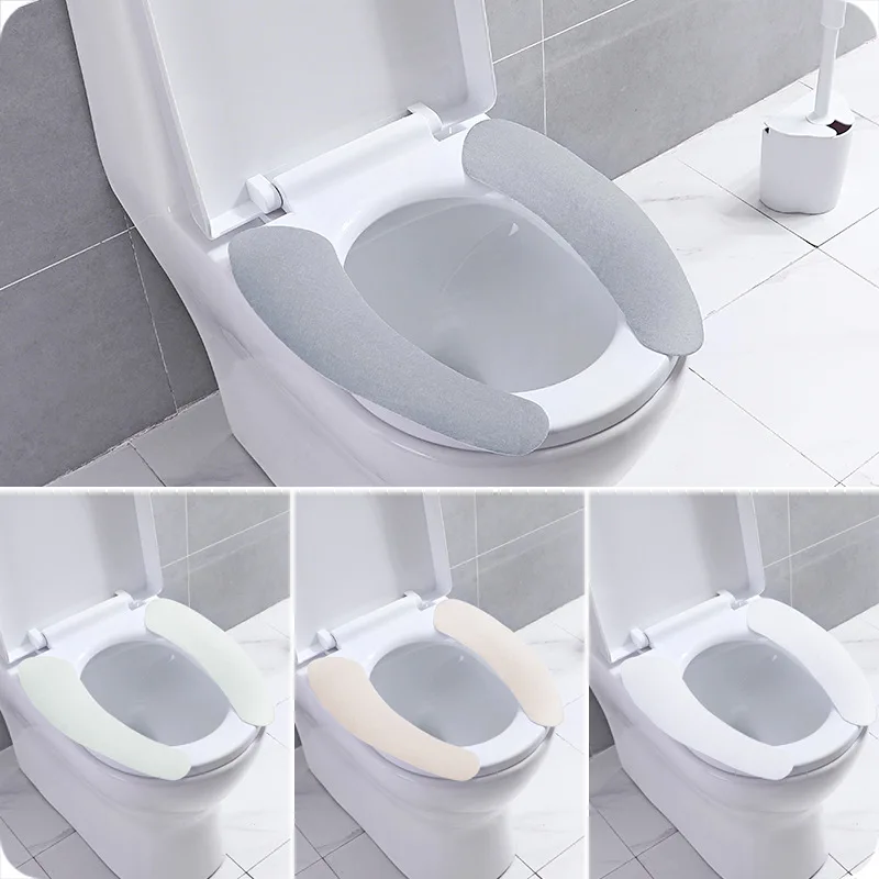 Nordic Universal Toilet Seat Cushion Cover Warm Toilet Seat Cushion Washable Toilet Cover Cushion Covers Toilets Seat Sticker