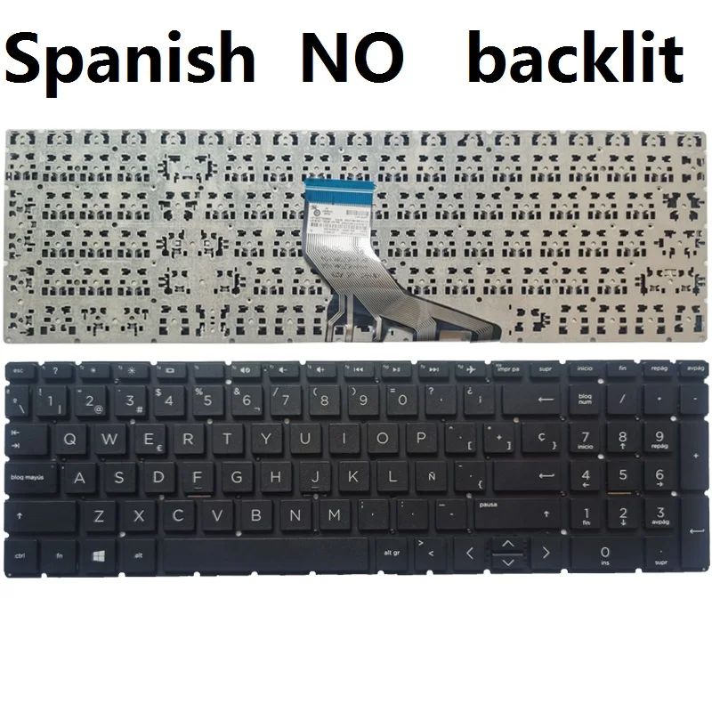 EUA/REINO UNIDO/SP Espanhol/LA Latino/Francês FR teclado Para HP 17-BY 17-CA 15S-DU 15-DY 15-DW 15-CS 250 G8 250 255 G7 TPN-C139 TPN-Q208