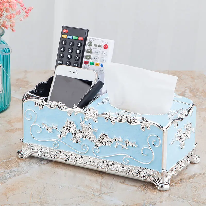 

Tissue Box Desktop Paper Holder Retro Model Vintage Storage Napkin Case Multifunctional Storage Box