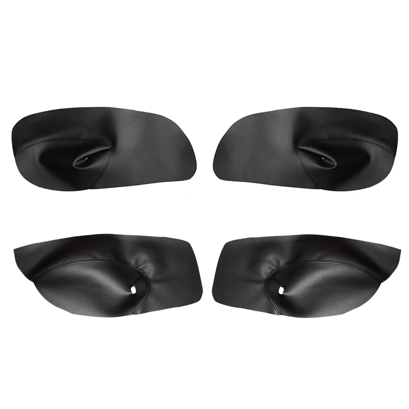 For VW Golf 4 MK4 Jetta 1998 - 2005 Manual Control Window 4pcs Car Door Handle Armrest Panel Microfiber Leather Cover Decor