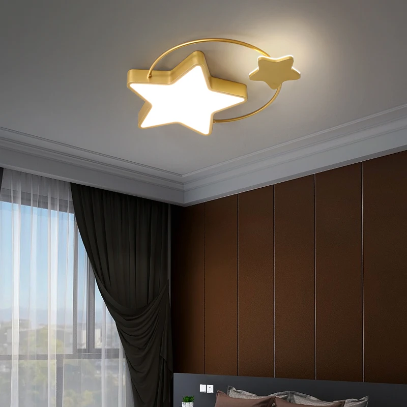 

New Stars LED Chandeliers For Villa Bedroom Living Room Kitchen Studyroom Office Gallery Foyer Coffee Bar Indoor Home Fixtures