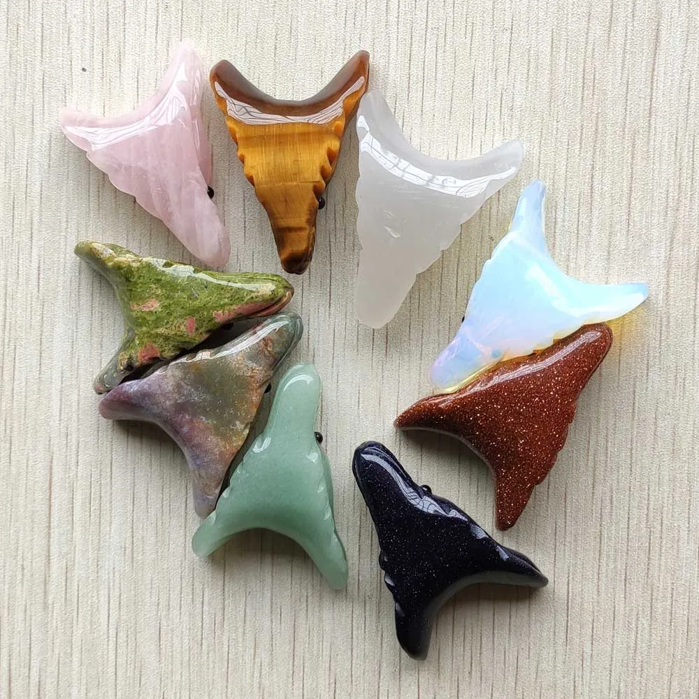 Wholesale 2pcs/lot New high quality natural stone Carved big Wolf Head shape Pendants for Necklace jewelry making free shipping