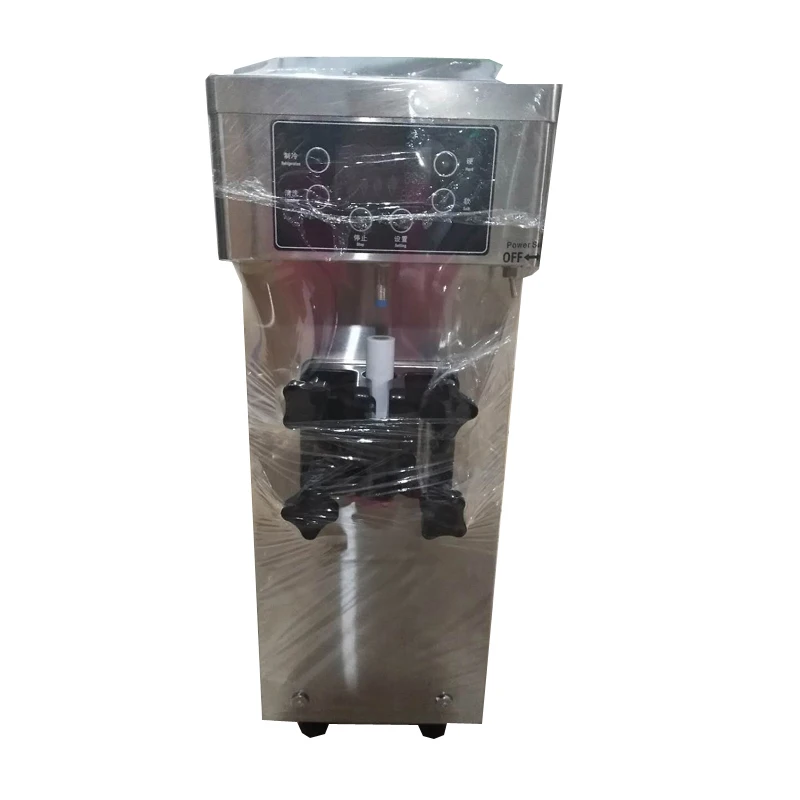 Commercial Soft Serve Ice Cream Machine Electric Brand Compressor 220V Desktop One Flavors Ice Cream Machine