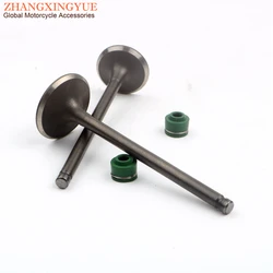 Motorcycle 2PC Intake And Exhaust Valves For Honda CB125 CB 125S XL125 XL 125cc 4-Stroke