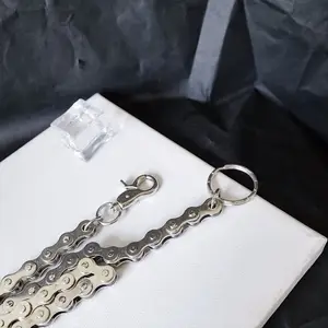 Punk -Brieftasche -Gürtelkette für Männer und Frauen, Fahrradkette, Metallhosen, Jeans, Modeschmuck 6 Hauptverkäufe Tritio Watch - №5