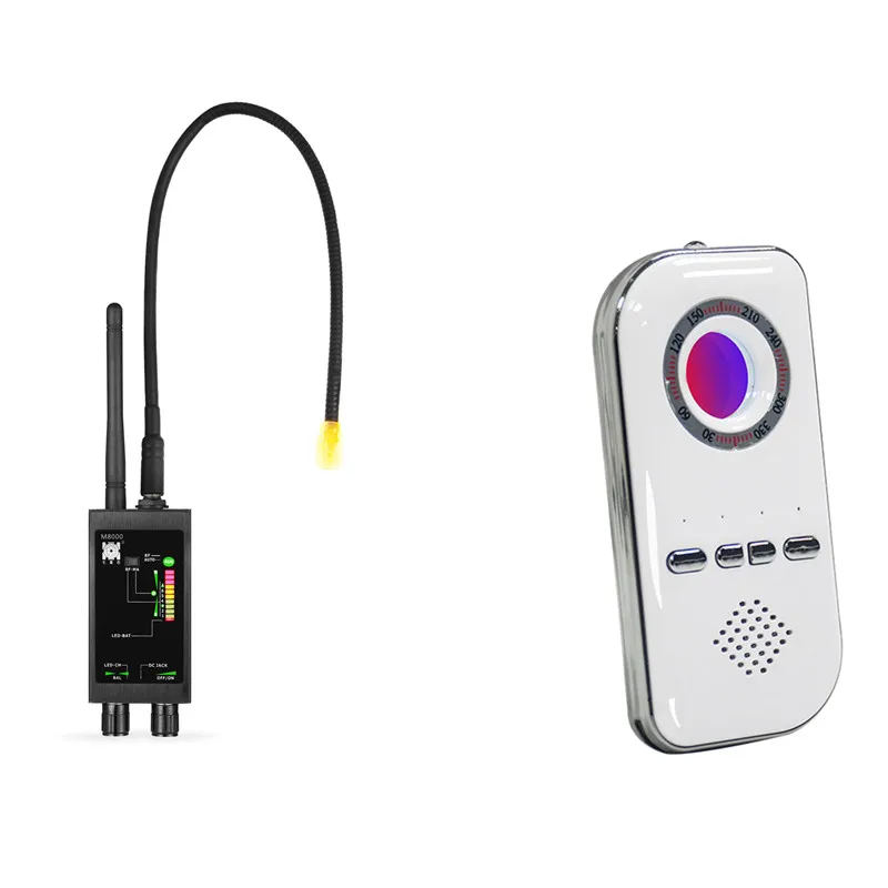 All in One Anti Spy Hidden Camera Detectors Finder Anti-Theft Vibration Alarm Glowiny Camera+Signal Detector with Magnet Detect