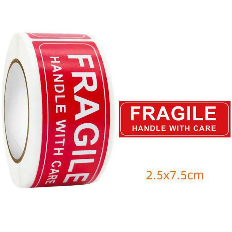 150PCS Fragile Stickers Handle with Care Warning Packing/Shipping Adhesive Labels Stickers for for Mailing Cartons Box Envelops