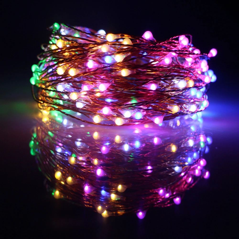 5M 10M 20M LED Copper Wire String Light Living Room USB Fairy Light Waterproof Indoor Outdoor Home Christmas Festival Decoration