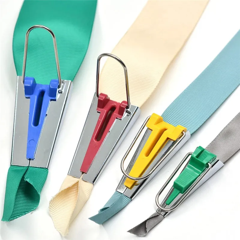 Splicing Cloth Fabric Bias Tape Maker Binding Tool Quilting Sewing 6mm\\12mm\\18mm\\25mm Craft DIY Patchwork Special Edging Device