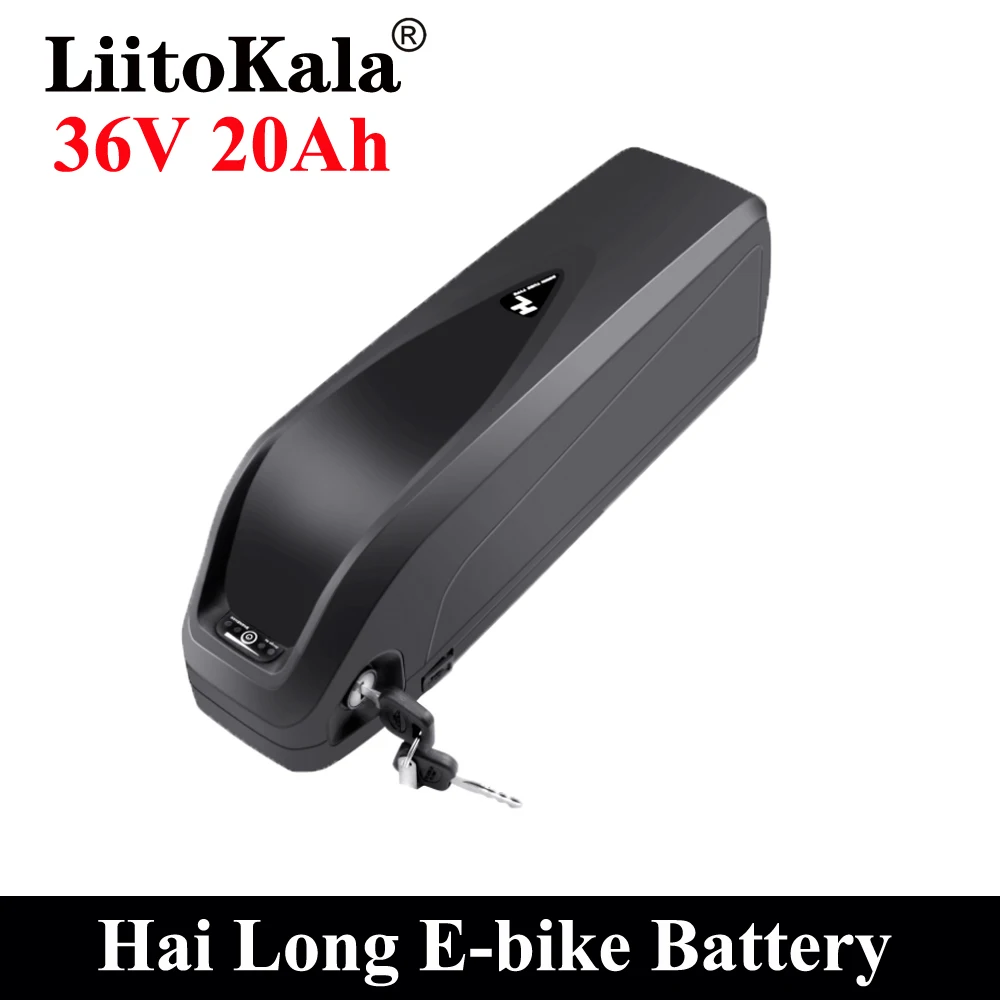 

Литиевая батарея LiitoKala для электровелосипеда 36 в 20 Ач, для Bafang, USB-порт, Мощная батарея для преобразования электрического велосипеда