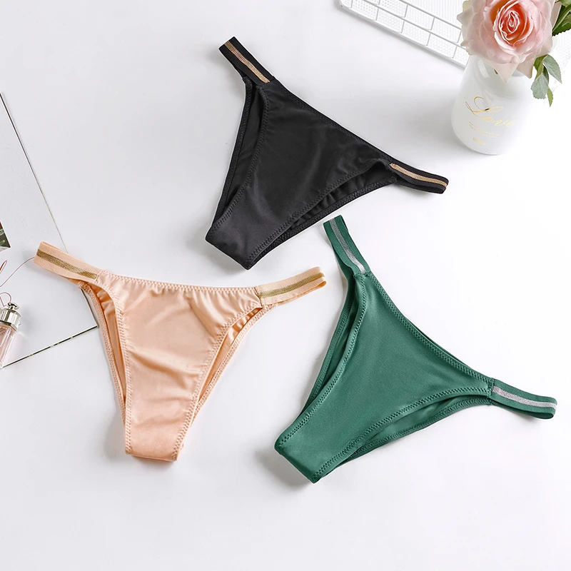 1Pcs Sexy Underwear For Woman Lingerie Bikini Female Underpants Seamless Solid Lady Panties Women\'s Lingerie Intimates BANNIROU